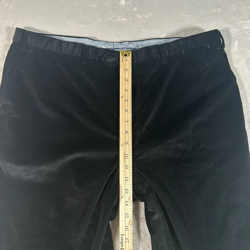 Brioni Cannes Corduroy Pants Mens Black 44R 40x28 Made In Italy Designer Preppy